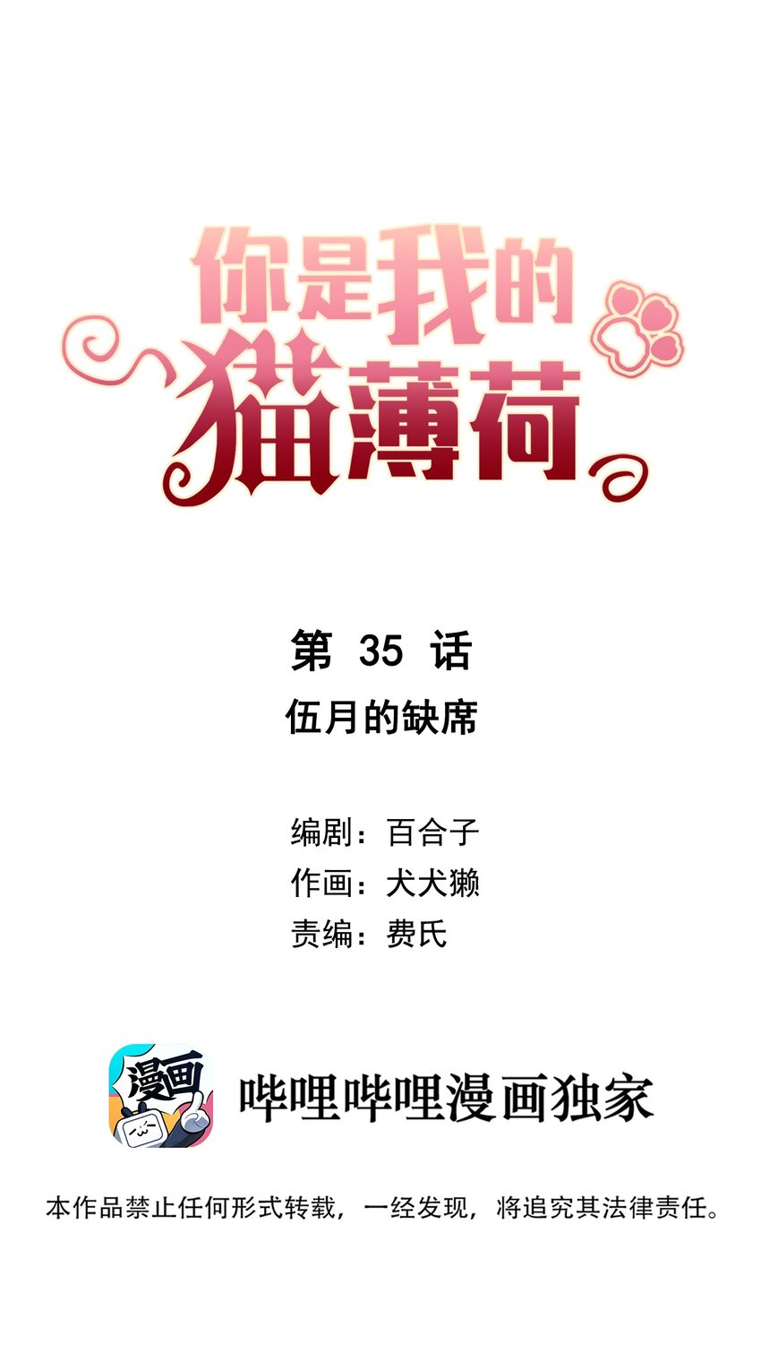 《你是我的猫薄荷》035 伍月的缺席 第1页