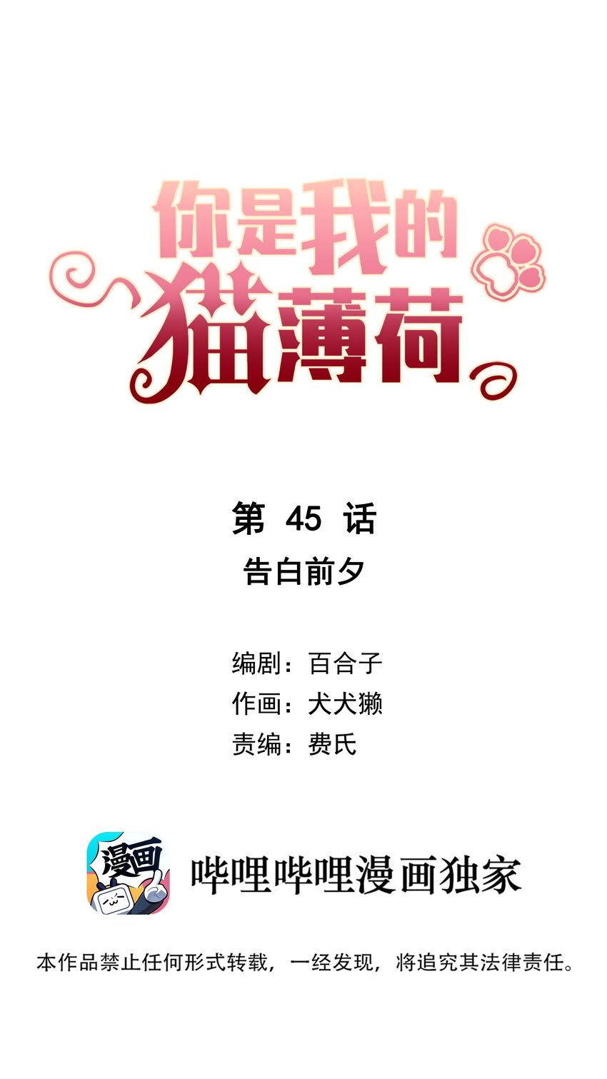 《你是我的猫薄荷》045 告白前夕 第1页