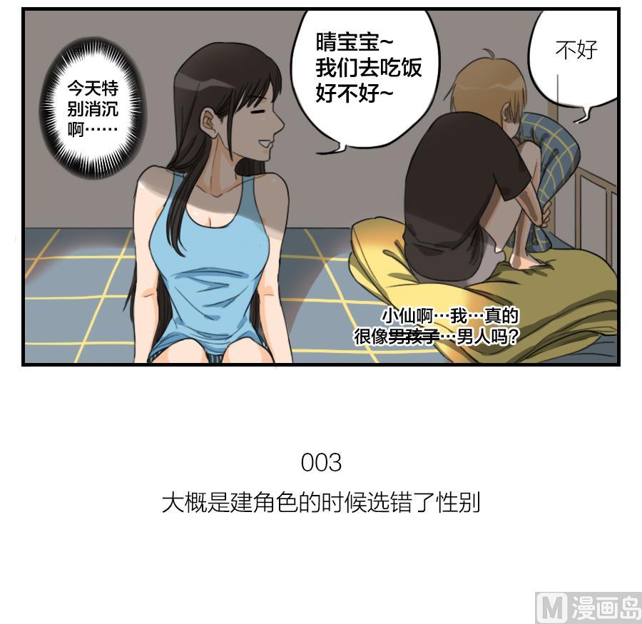 《恋爱的我好奇怪》第03话 大概是建角色的时候选错了性别 第12页