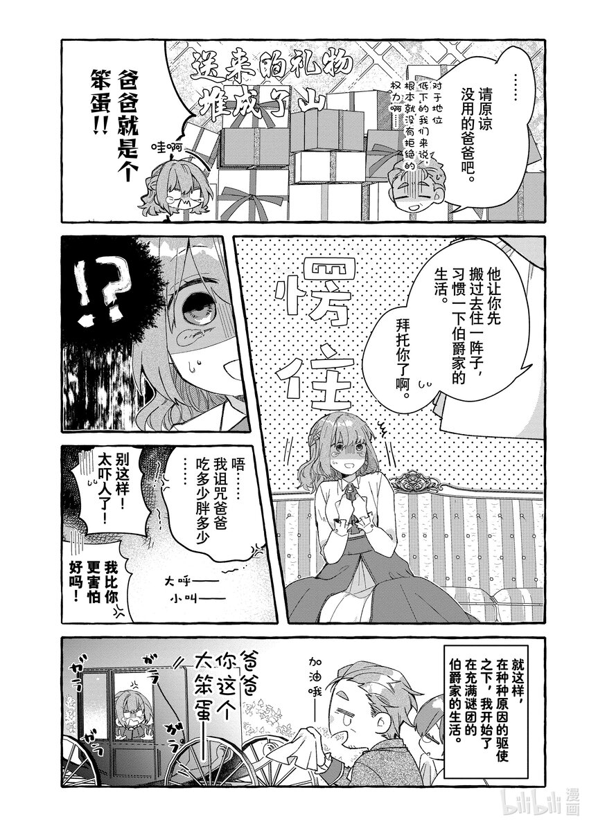 《有特殊情况的大小姐现在深受宠爱很是幸福作品集》09 胆小鬼小姐与怪物伯爵 第4页