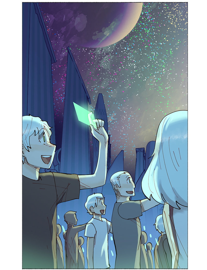 《少女与流星》最美的星空 第50页