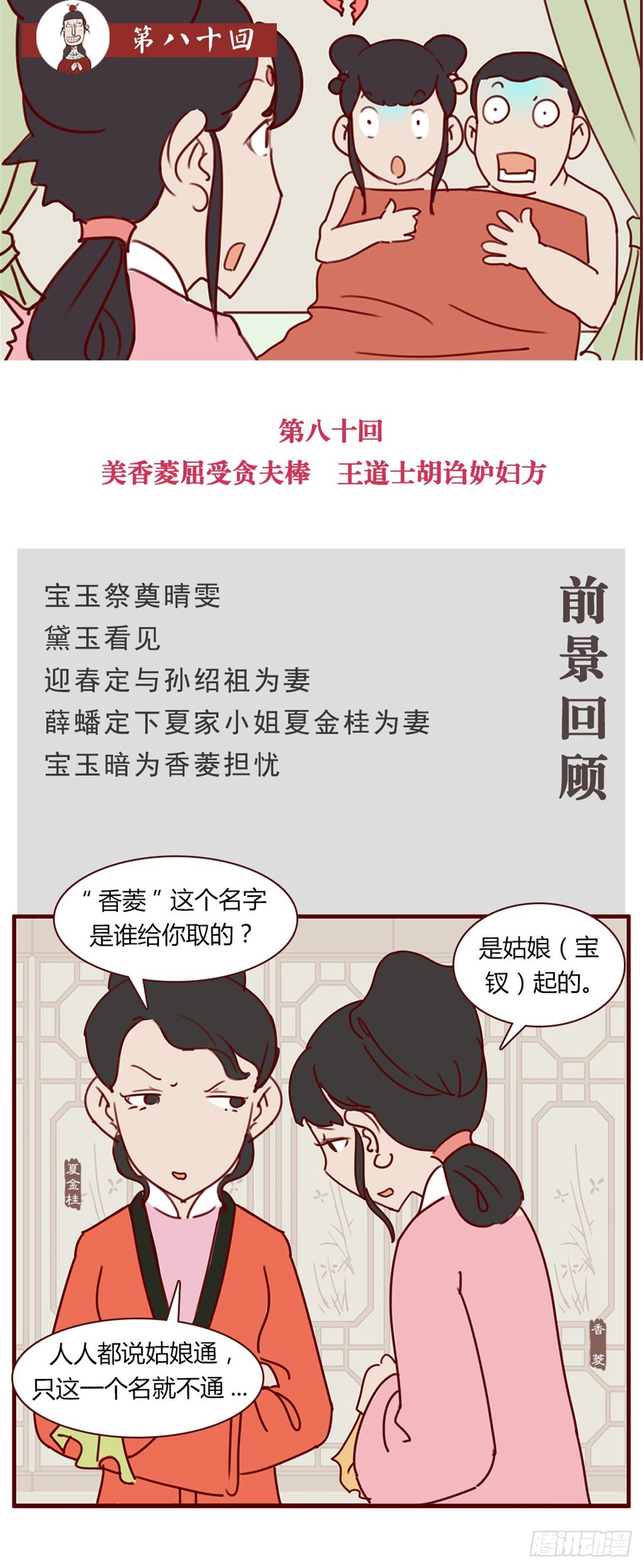 《漫画《红楼梦》》第八十回 第1页