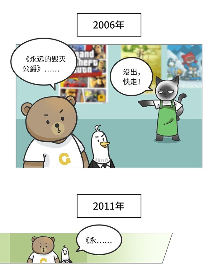 《好冷鸭游戏科普漫画》006 史上跳票最久的游戏 第4页