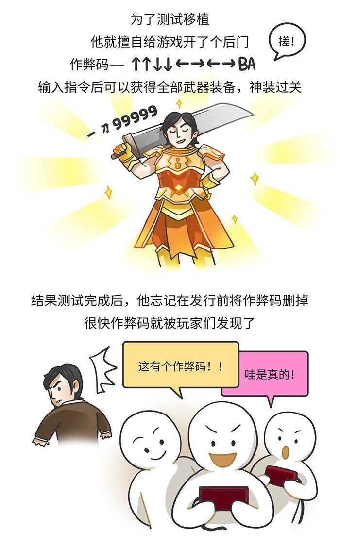 《好冷鸭游戏科普漫画》008 最着名的游戏作弊码 第4页