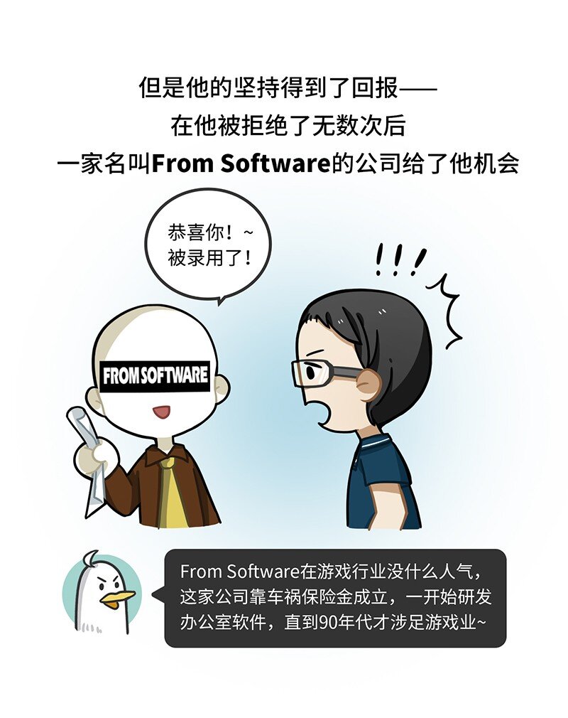 《好冷鸭游戏科普漫画》048 宫崎英高背后的故事 第12页
