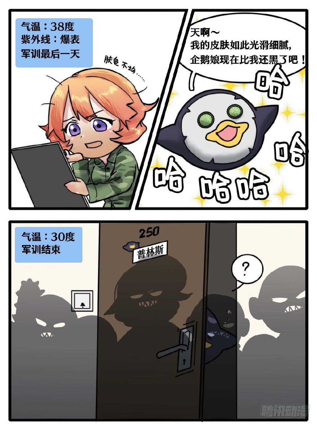 《企鹅娘的日常》第6章-想打它的举手！ 第2页