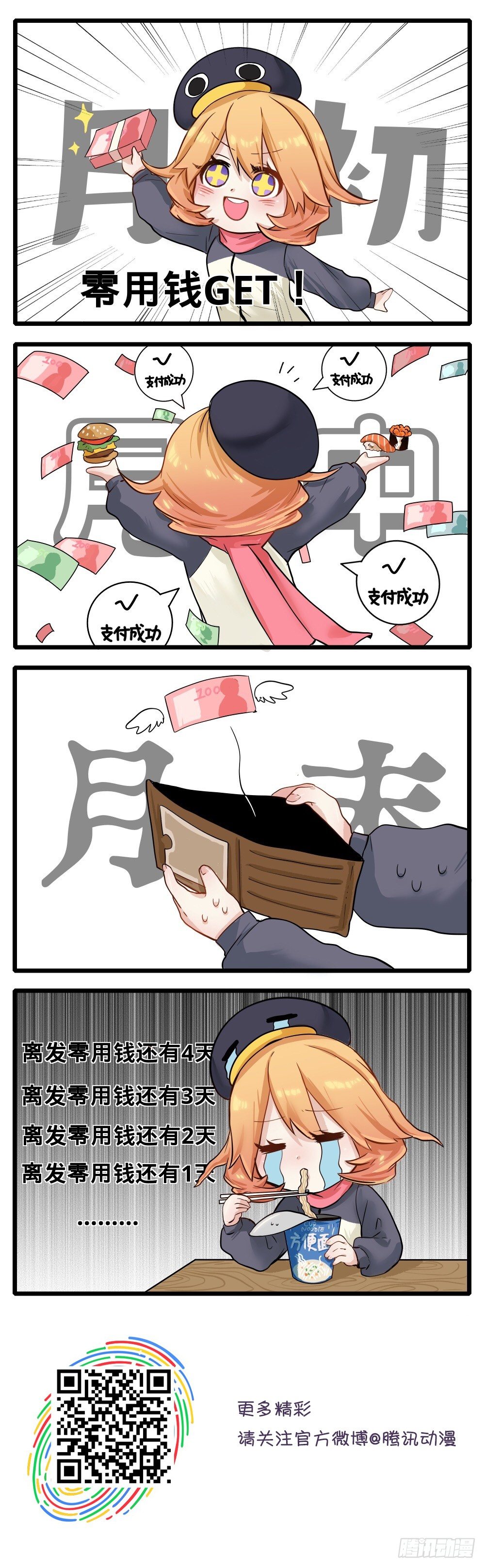 《企鹅娘的日常》第24章-零花钱三部曲 第1页