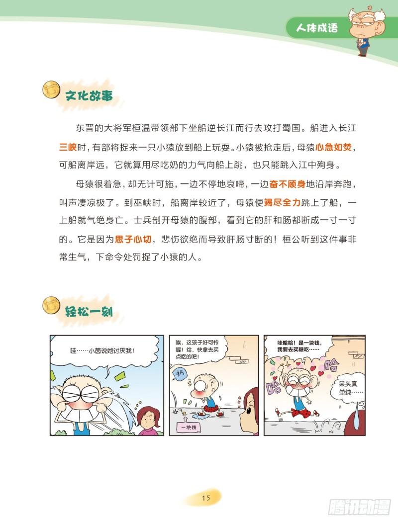 《爆笑校园大课堂-漫话成语》25 人体成语（3） 第3页
