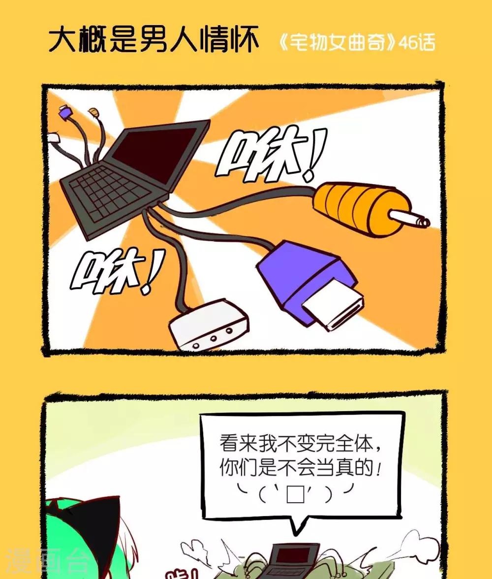 《宅物女曲奇》第46话大概是男人情怀 第1页