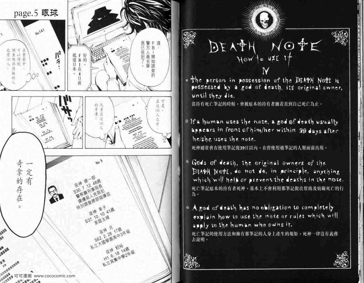 《死亡笔记》第5话 第1页