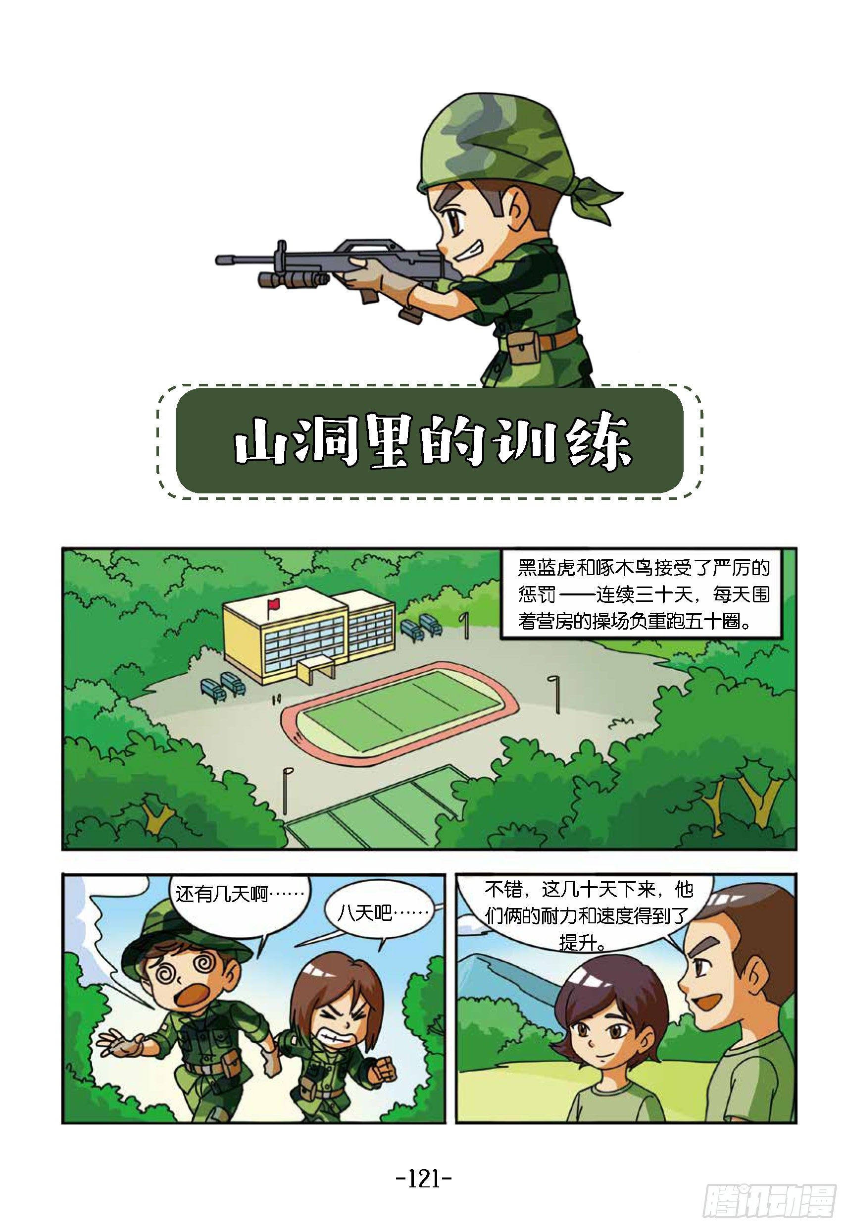 《特种兵学校漫画版》冲破特训营第27话山洞里训练 第1页