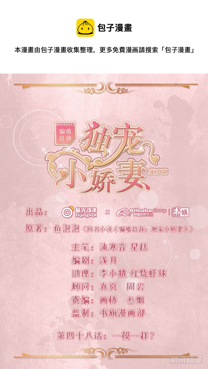 《骗婚总裁独宠小娇妻》48-长的一样？ 第1页
