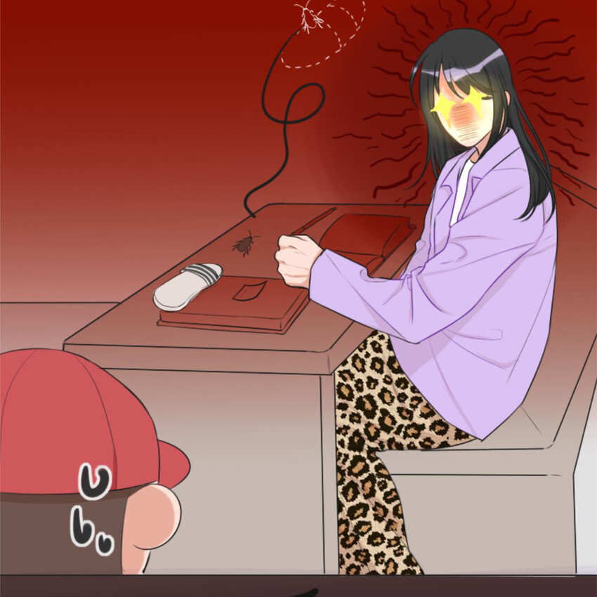 《网瘾少女翻车日常》25 有蟑螂啊！会飞的！！ 第13页