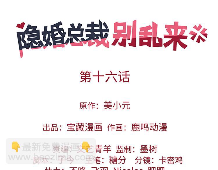《隐婚总裁别乱来》第16话 不会再让你遇到危险 第4页