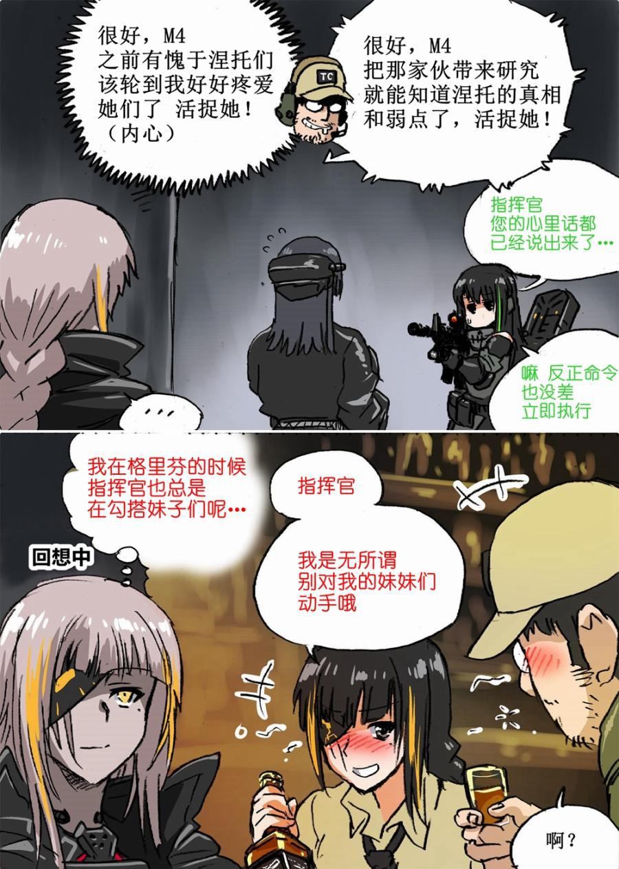 《韩国军武迷的少女前线日常》M16与涅托 第1页