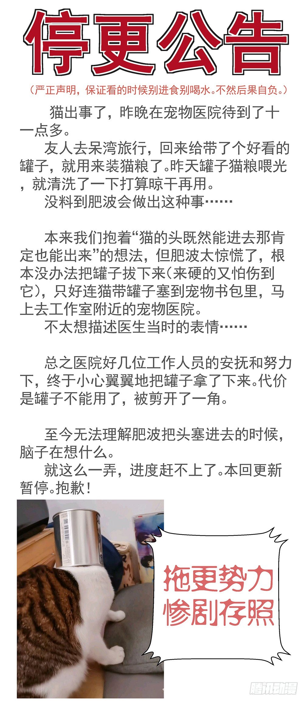 《我家太子妃超凶的》停更公告 第1页