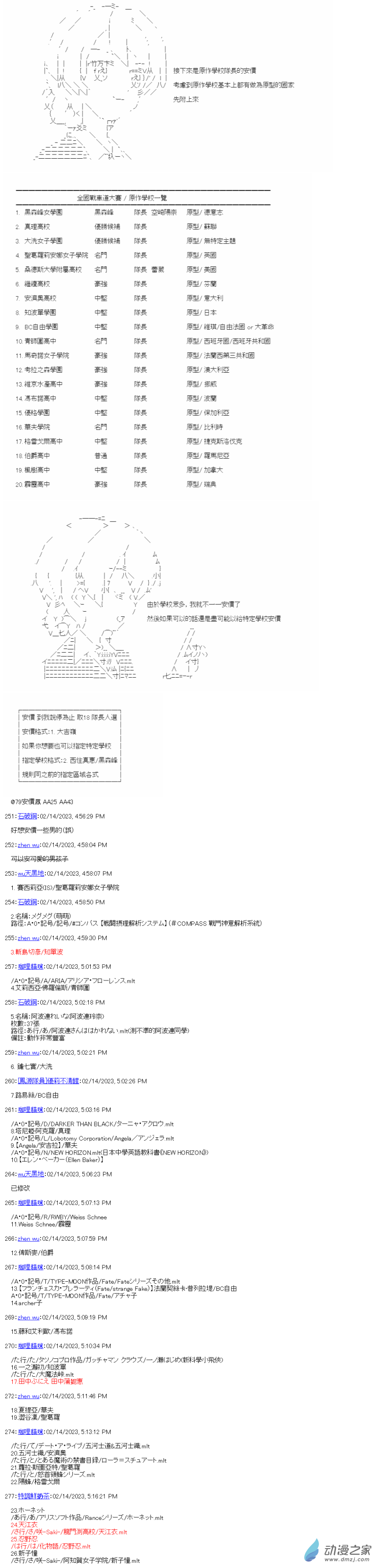 《战车道-荣冠之路》全国大赛队伍设定回 第11页