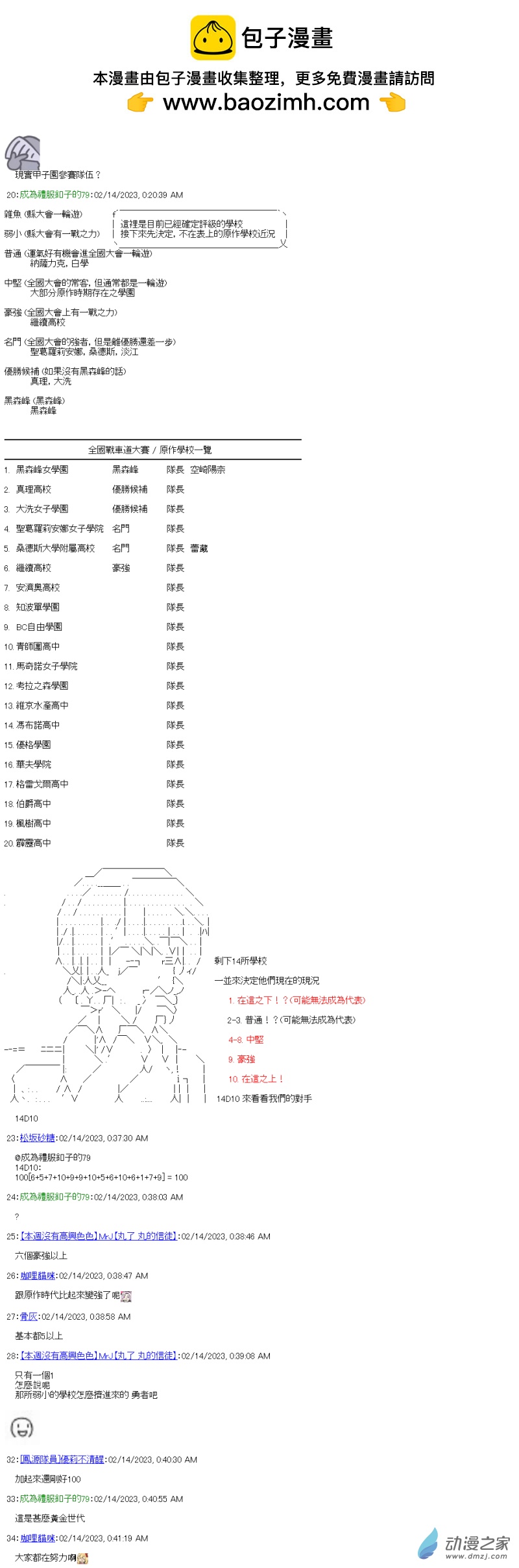 《战车道-荣冠之路》全国大赛队伍设定回 第2页