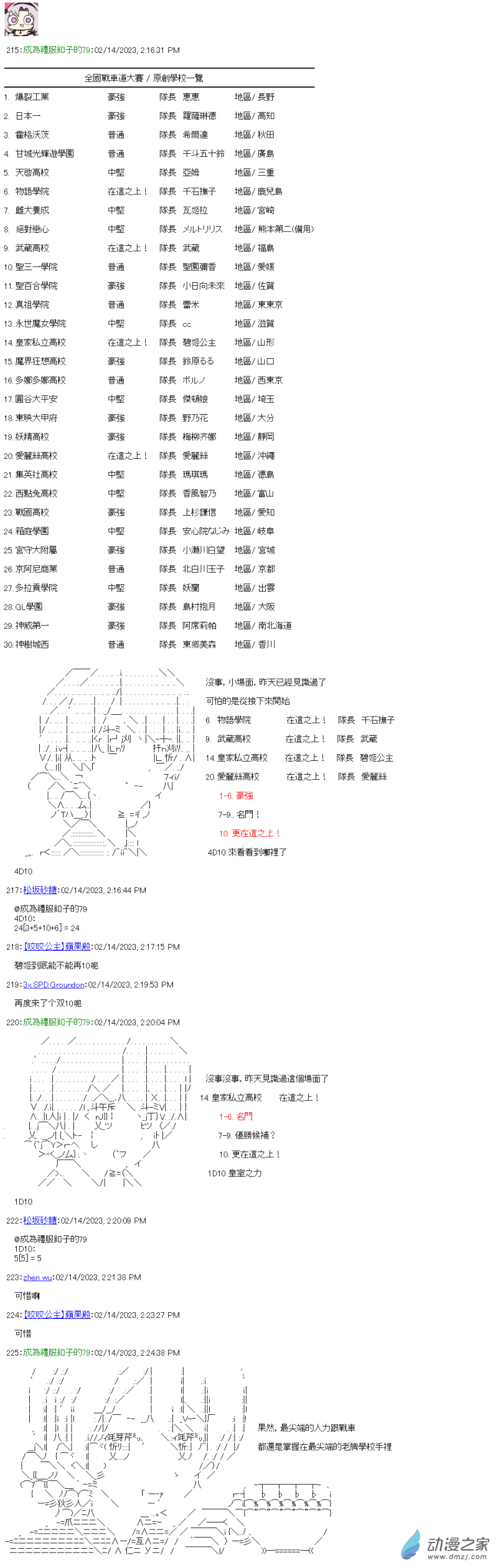 《战车道-荣冠之路》全国大赛队伍设定回 第9页