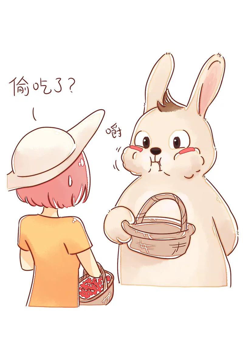《米米和呆毛兔》周末采摘 第9页