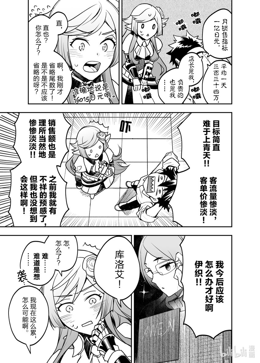 《艾旺梦乐城异世界店，今日盛大开业！ THE COMIC》2 新同事前店长好像是精灵族女骑士 第15页