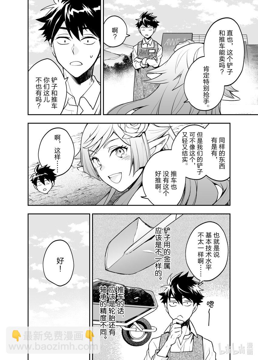 《艾旺梦乐城异世界店，今日盛大开业！ THE COMIC》2 新同事前店长好像是精灵族女骑士 第22页