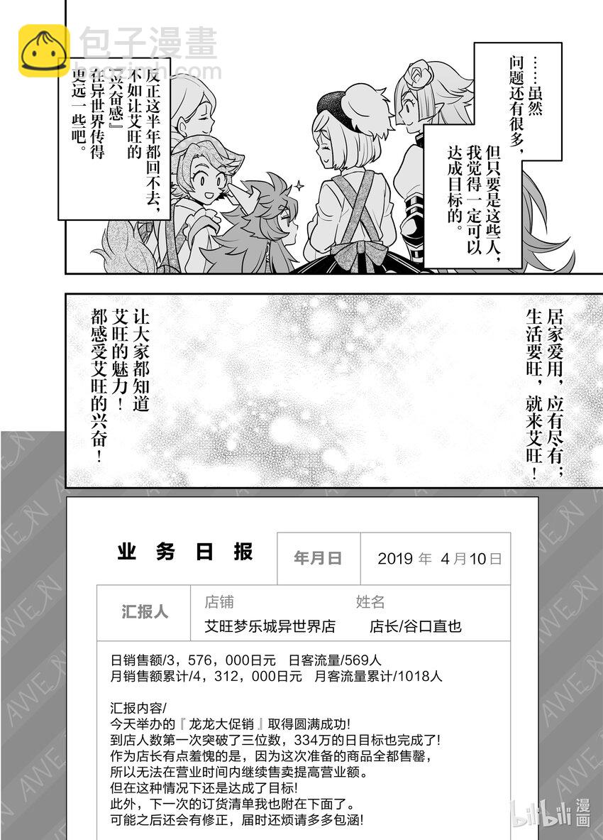 《艾旺梦乐城异世界店，今日盛大开业！ THE COMIC》12 那么现在开始公布今天的日销售额！ 第20页