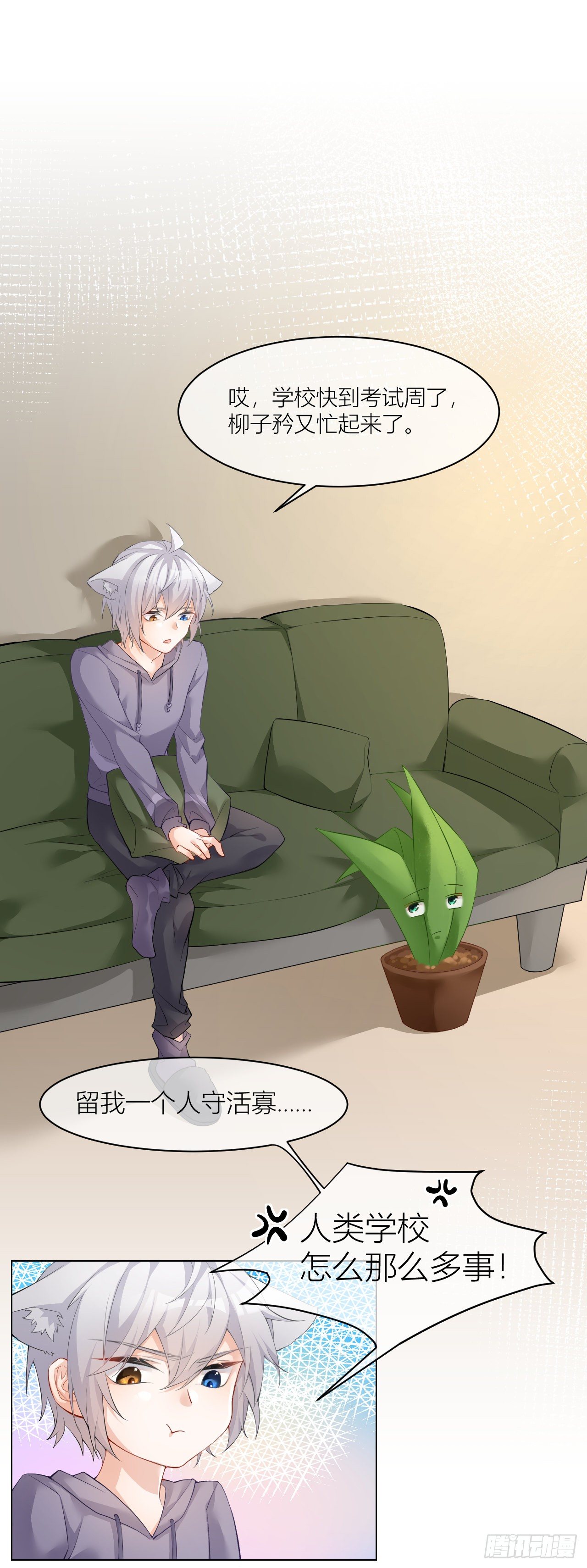 《我家的猫向我告白了！》小绿的疑惑 第2页