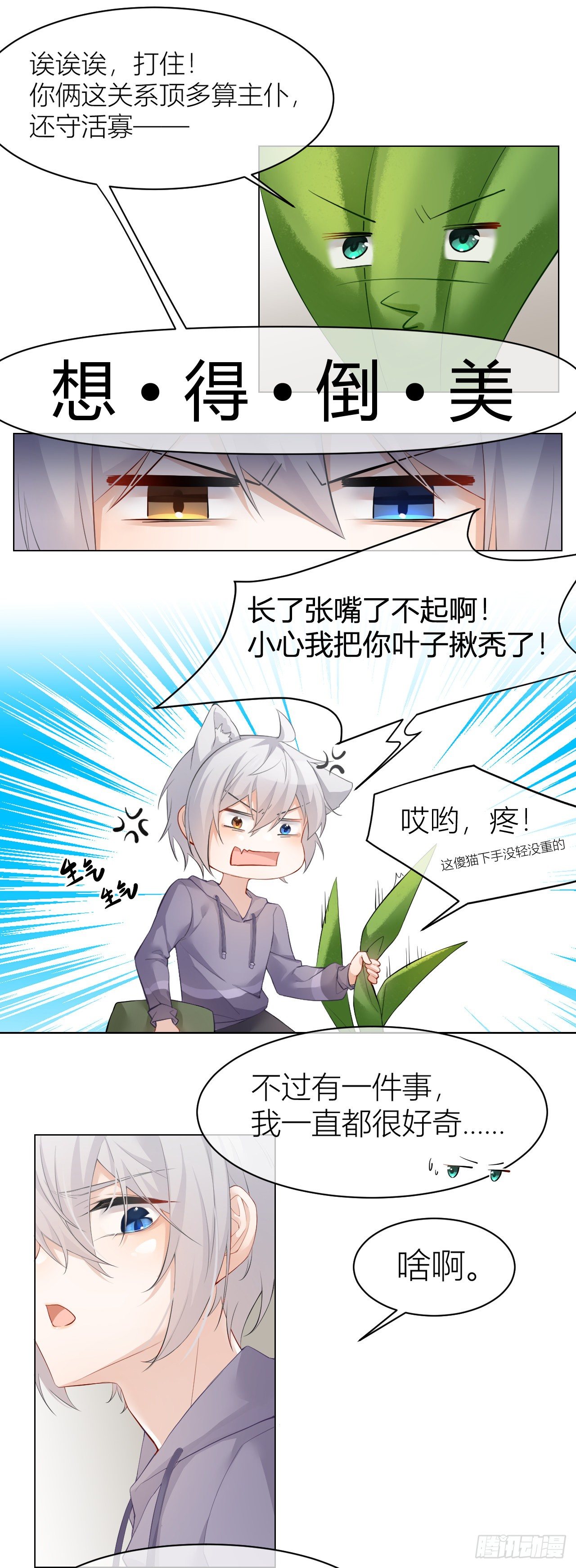 《我家的猫向我告白了！》小绿的疑惑 第3页