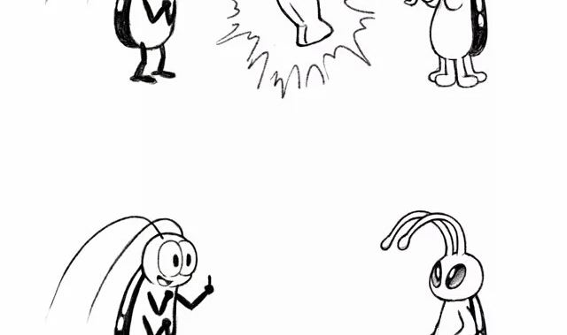 《小强100种死法》外星小强5 第4页