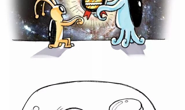 《小强100种死法》外星小强6 第2页