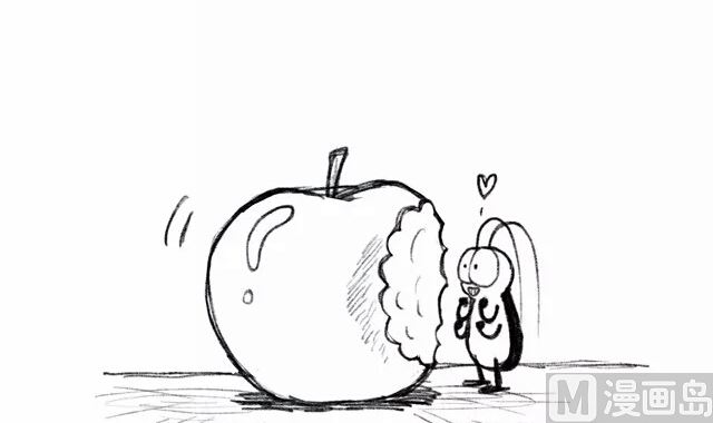 《小强100种死法》苹果有毒请小心食用 第3页