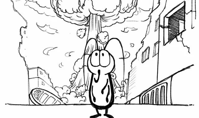 《小强100种死法》小强生活大爆炸 第2页