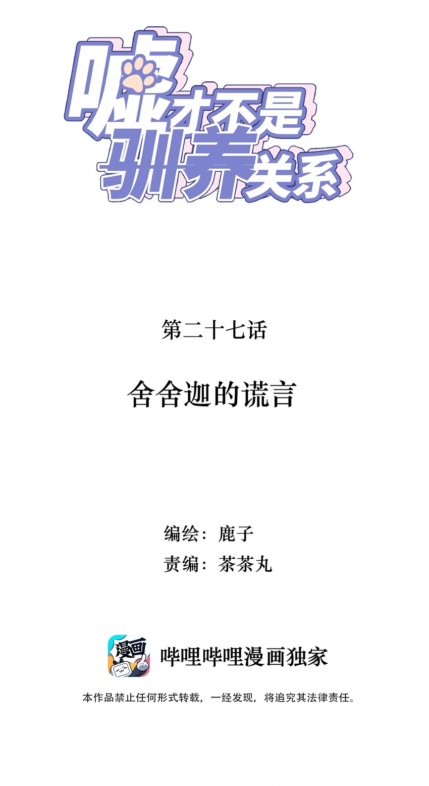 《嘘！才不是驯养关系》027 舍舍迦的谎言 第2页