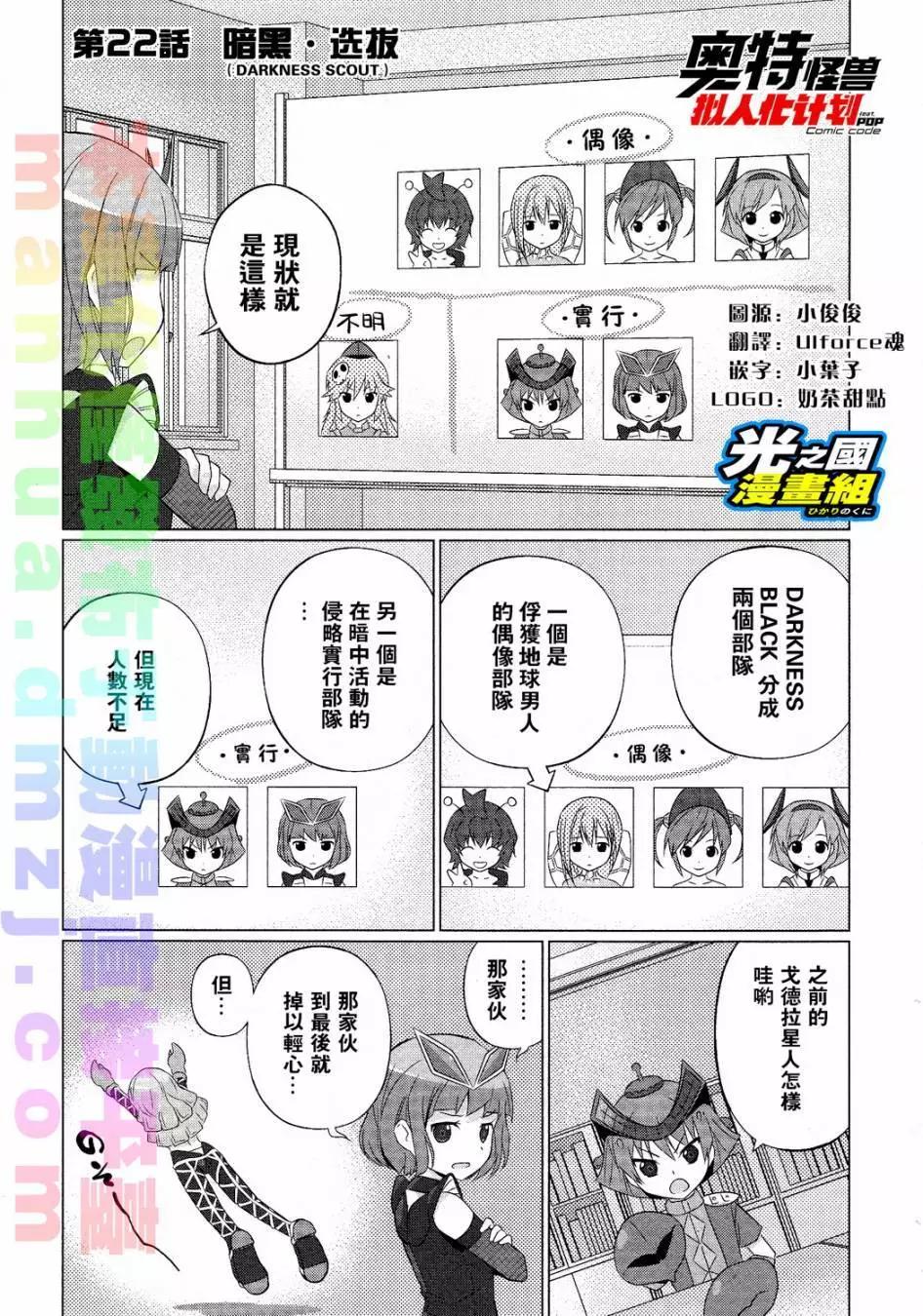 《奥特怪兽拟人化计划fPOP》第22回 第1页