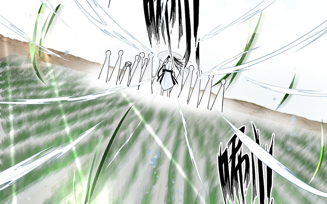 《白骨师妹是一级保护动物》第3话 第一课是种水稻 第32页