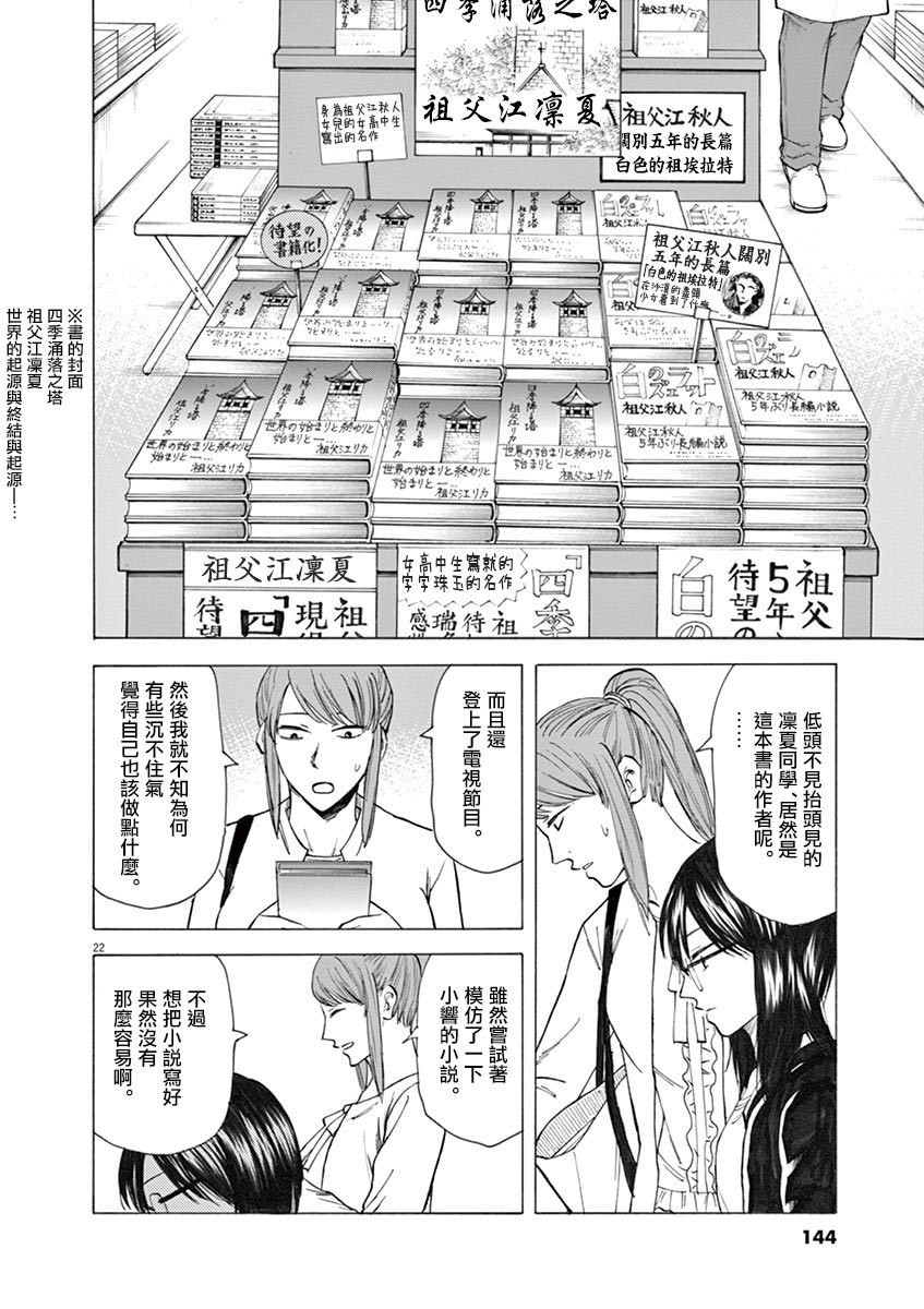 《响成为小说家的方法》第30话 第22页