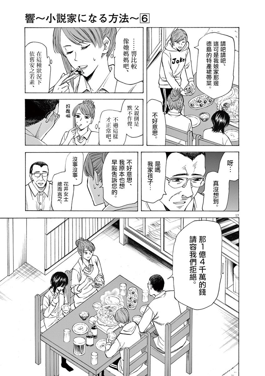 《响成为小说家的方法》第45话 第17页