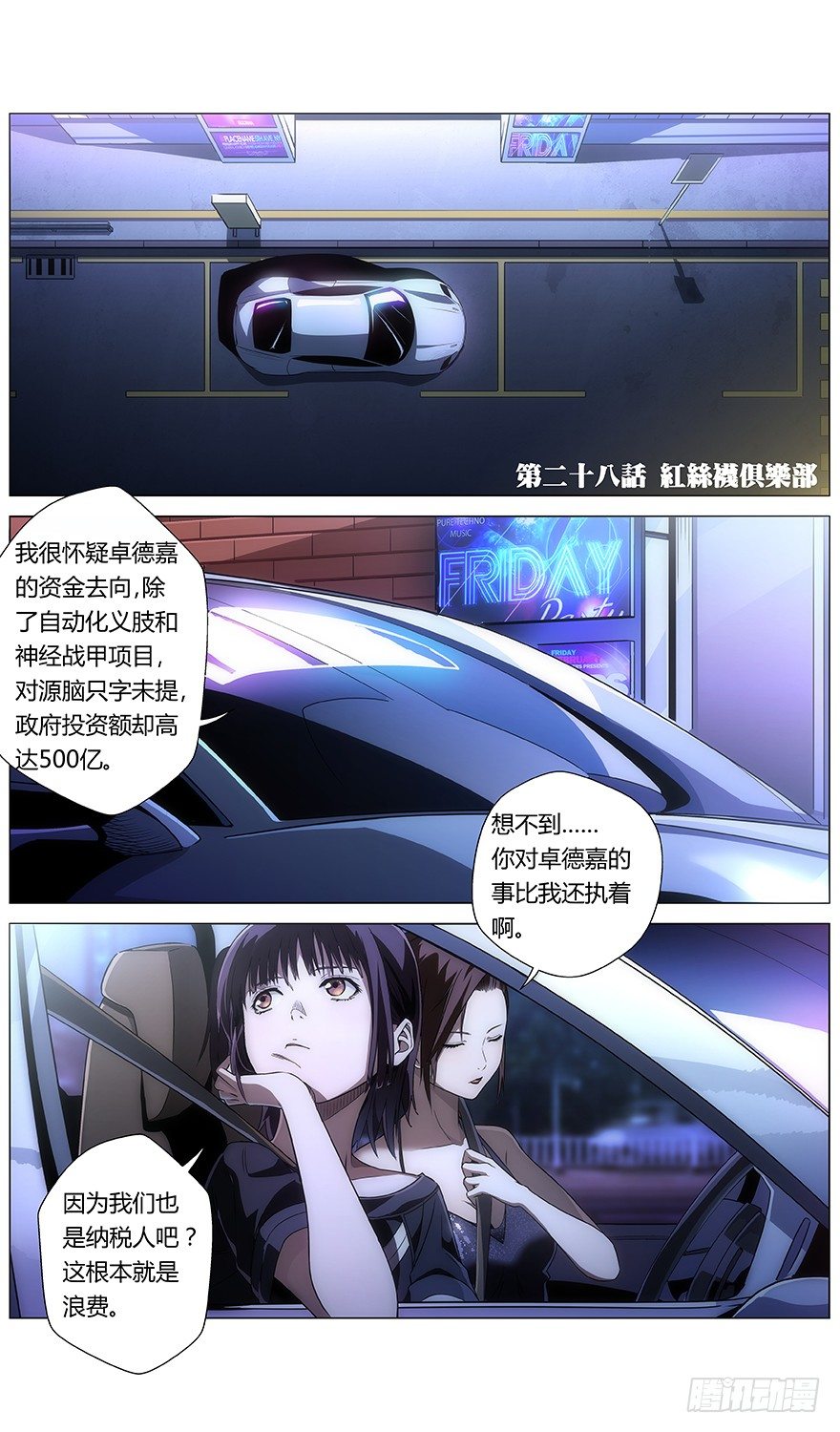 《械肉之躯》第28话 红丝袜俱乐部 第1页