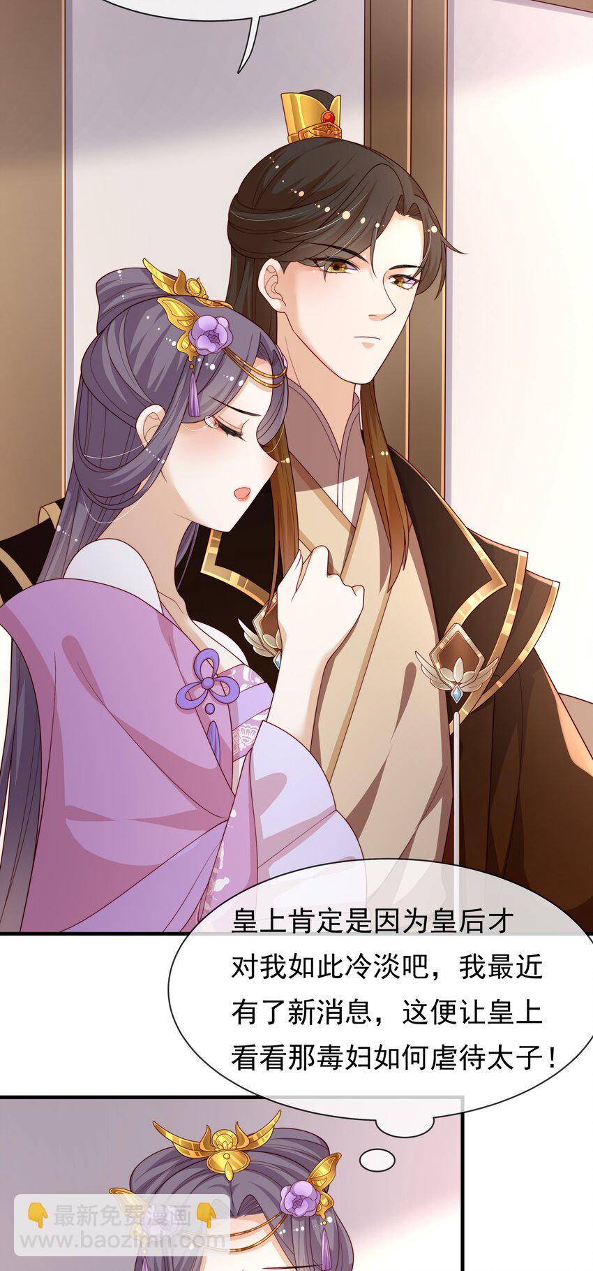 《重生为了敌国的恶毒皇后》003 皇后要带娃 第42页