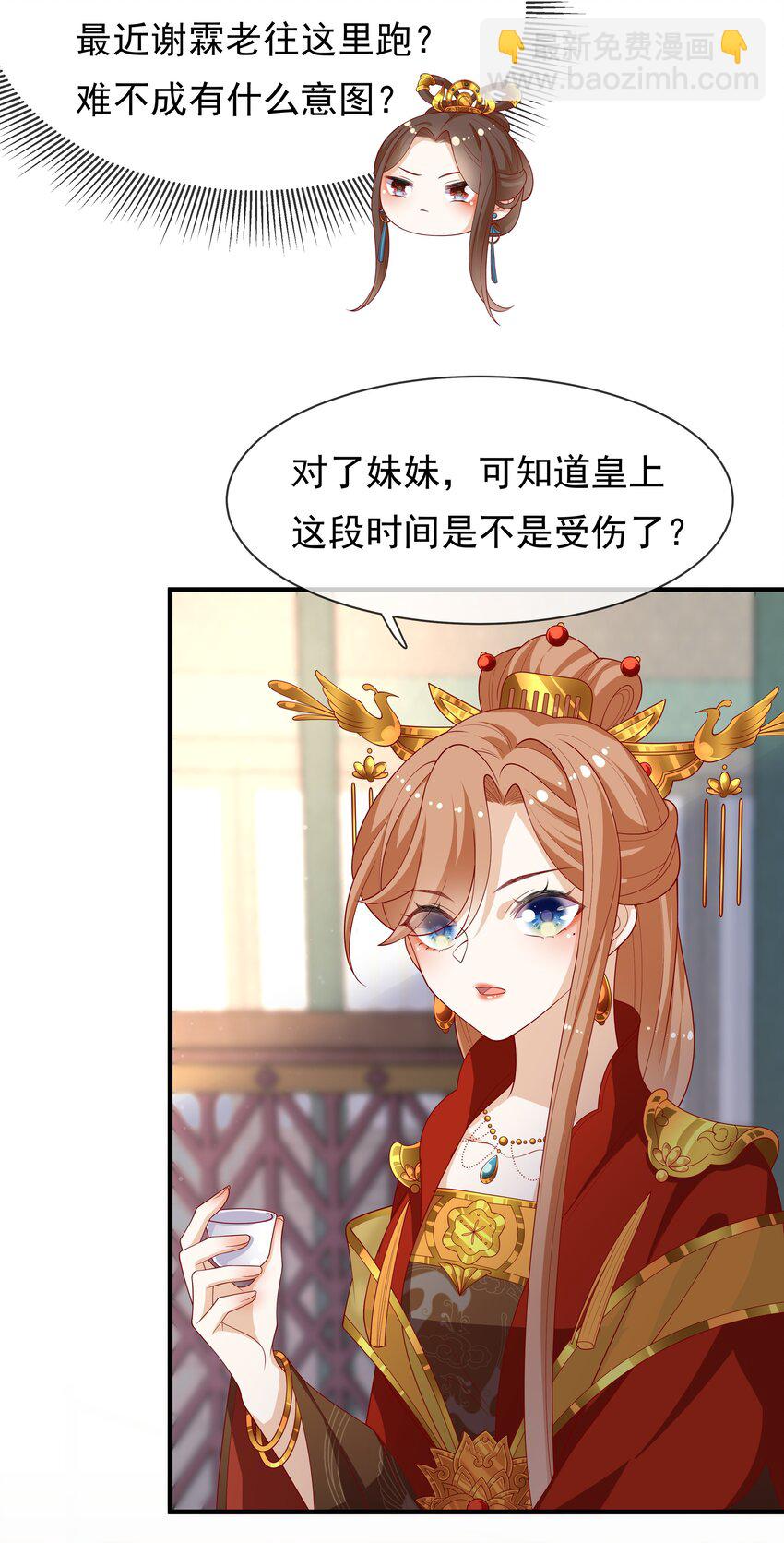 《重生为了敌国的恶毒皇后》007 后宫妃子真多 第32页