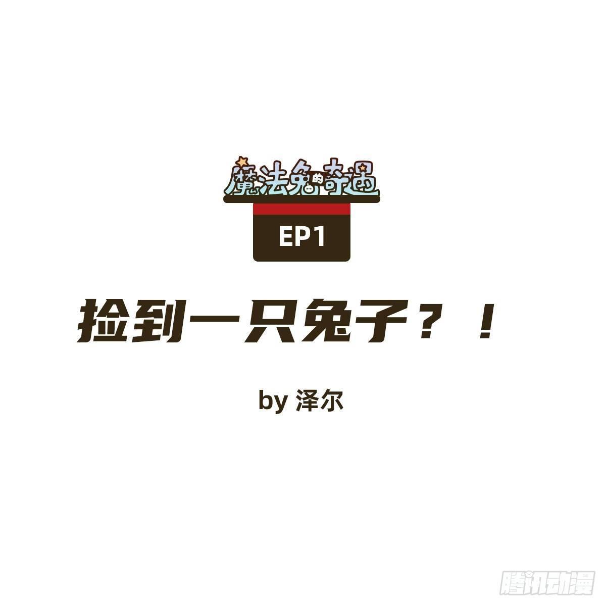 《魔法兔的奇遇》捡到一只兔子？！ 第1页