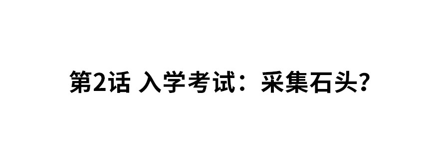 《夜燃星河》入学考试采集石头？ 第2页