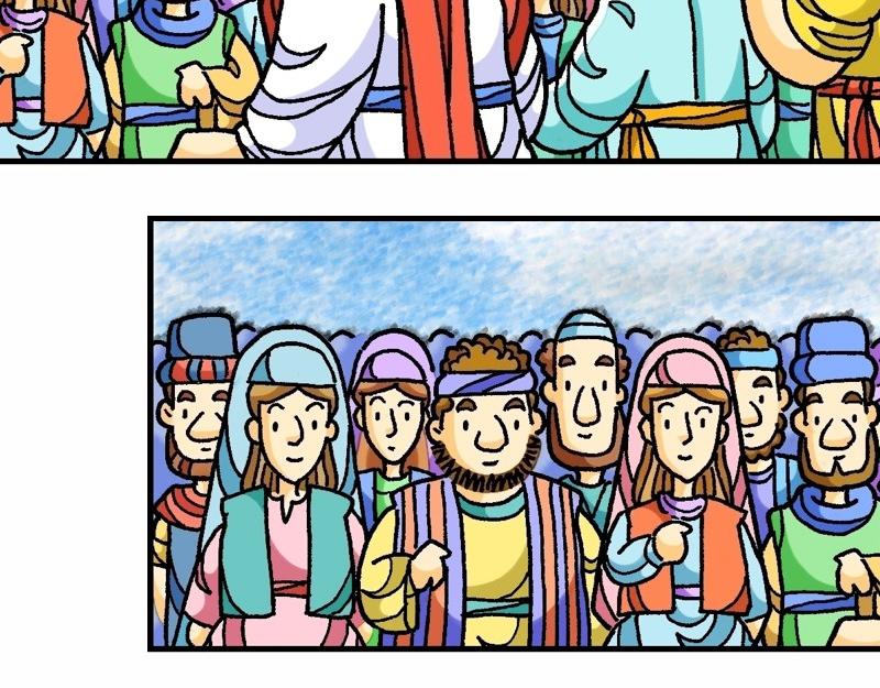 《漫画马太福音》第17章在山上改变形象 第35页