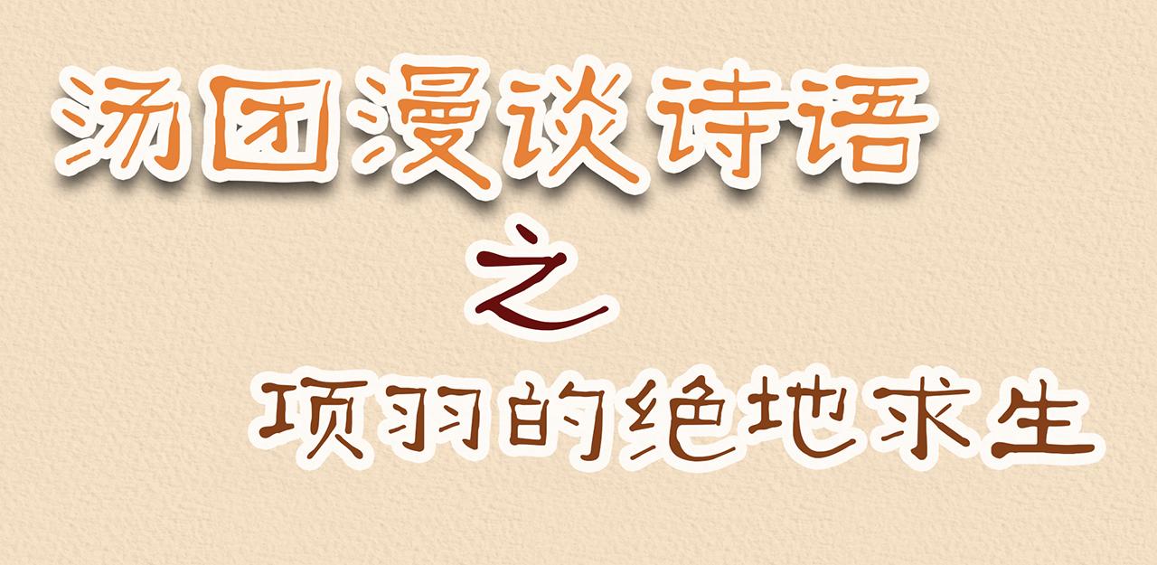 《汤团漫谈诗语》垓下歌 第1页