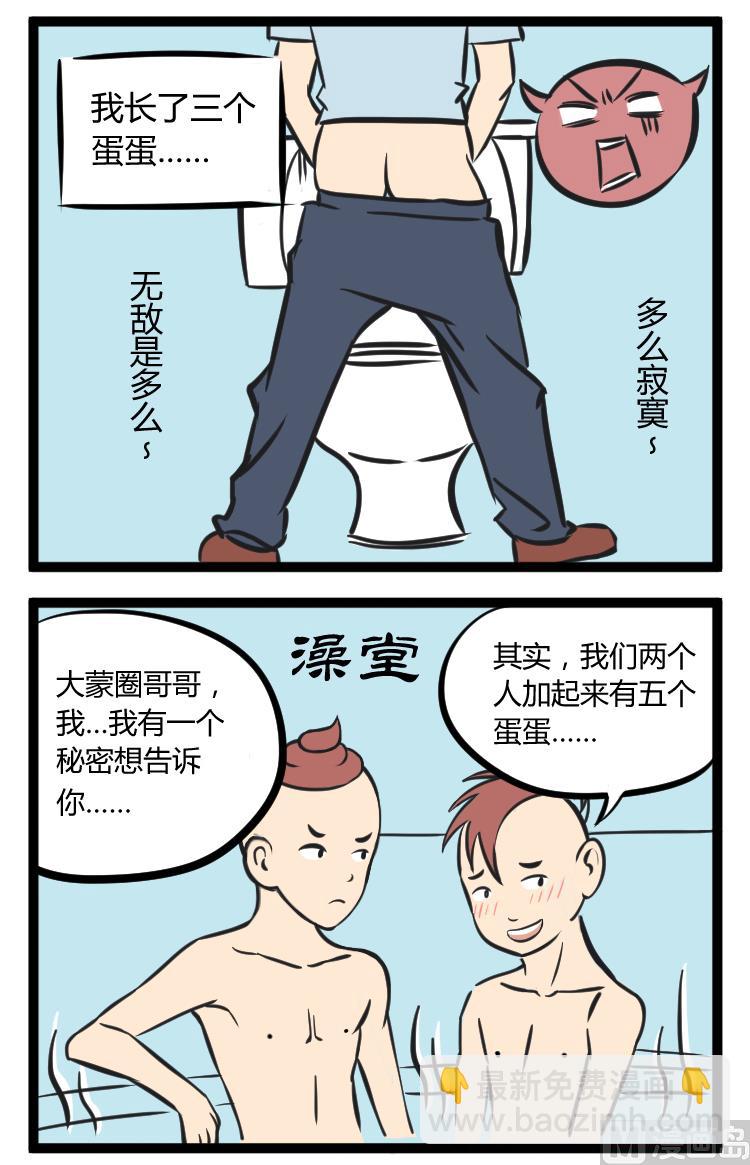 《辣眼睛的漫画》蛋蛋的忧伤 第2页