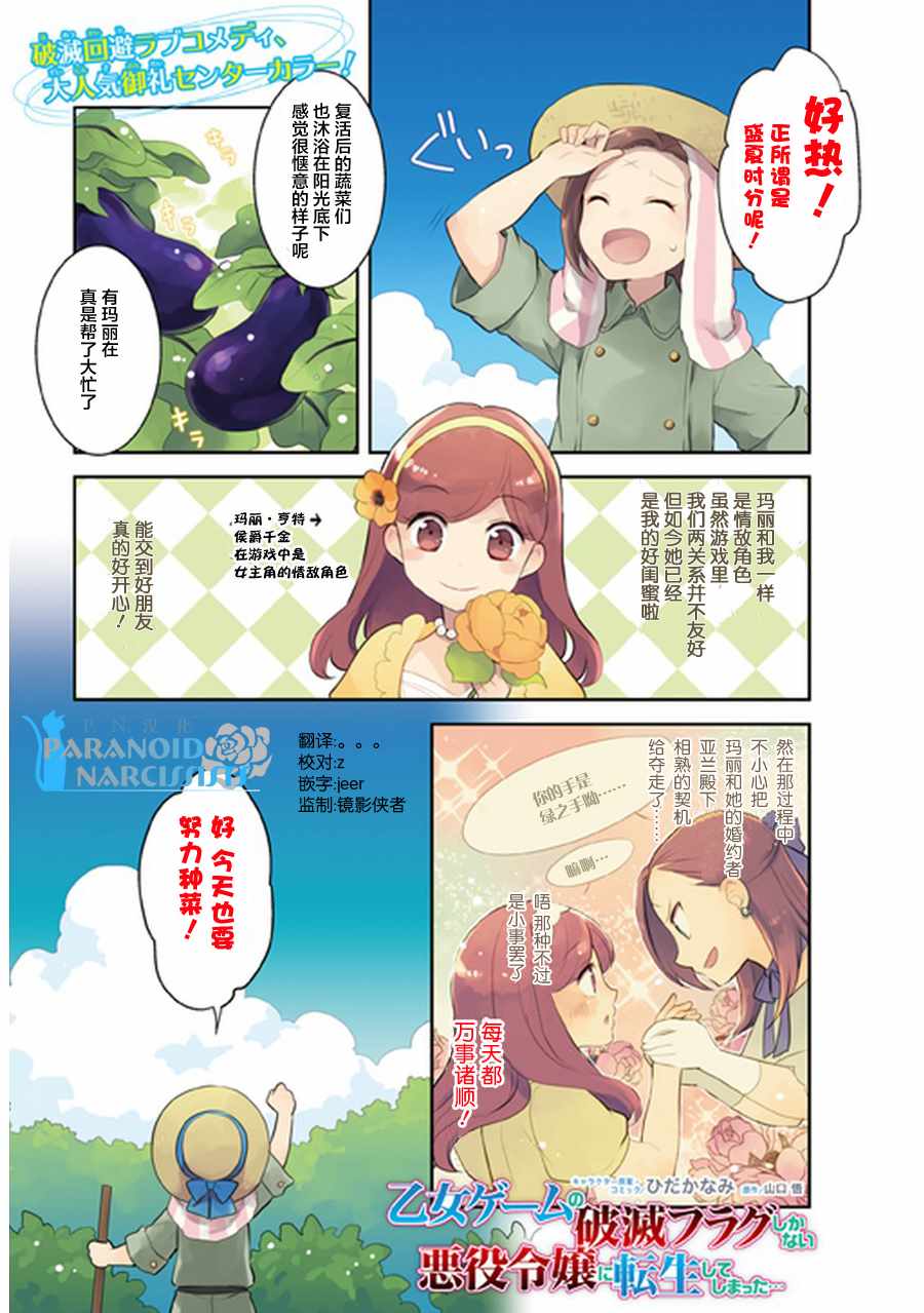 《转生成为了只有乙女游戏破灭 Flag 的邪恶大小姐》第4话 第1页