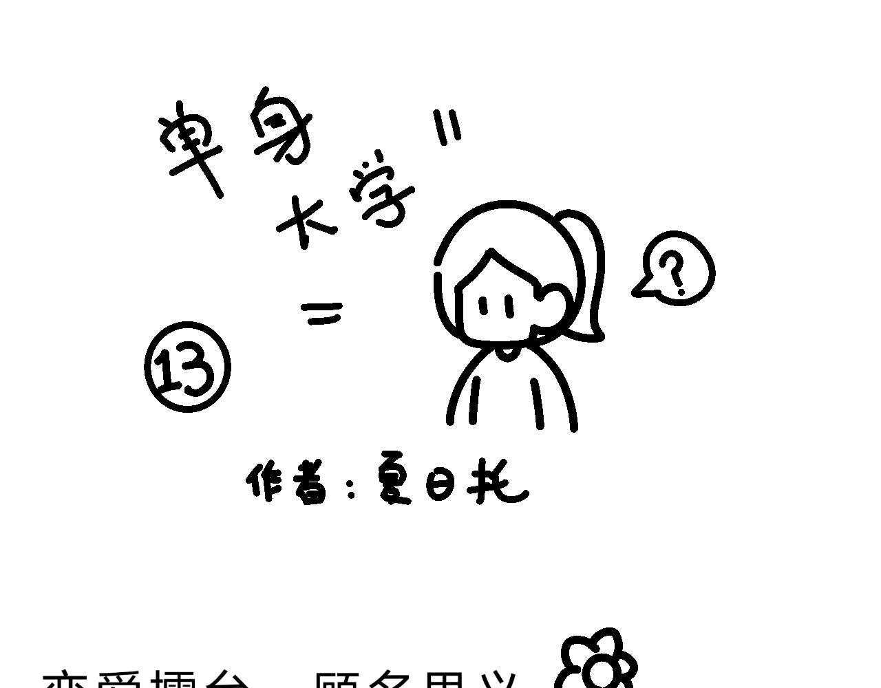 《单身大学》网恋第一句你好 第1页