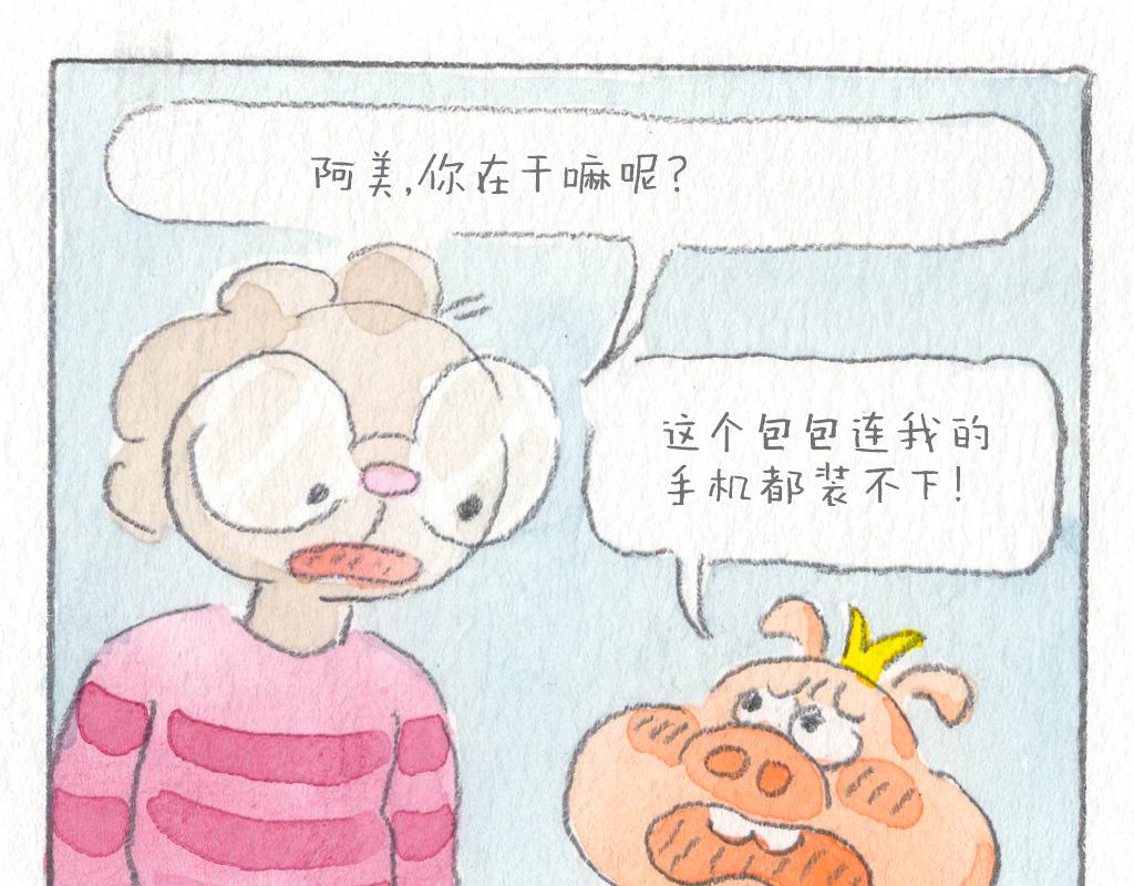 《阿美是只猪》实用的包包 第16页