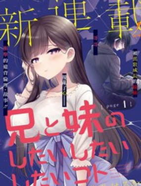 《兄与妹想做的事》漫画封面图 - tl漫画
